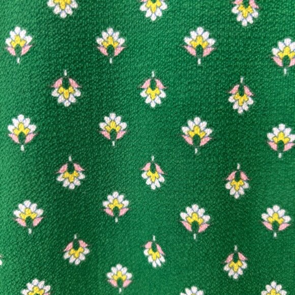 Monteau of Los Angeles green faux-wrap short dress (size S) - Picture 3 of 4